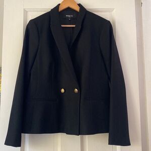 Paule Ka Paris Black Wool Blazer